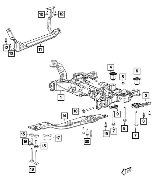 dodge journey parts diagram