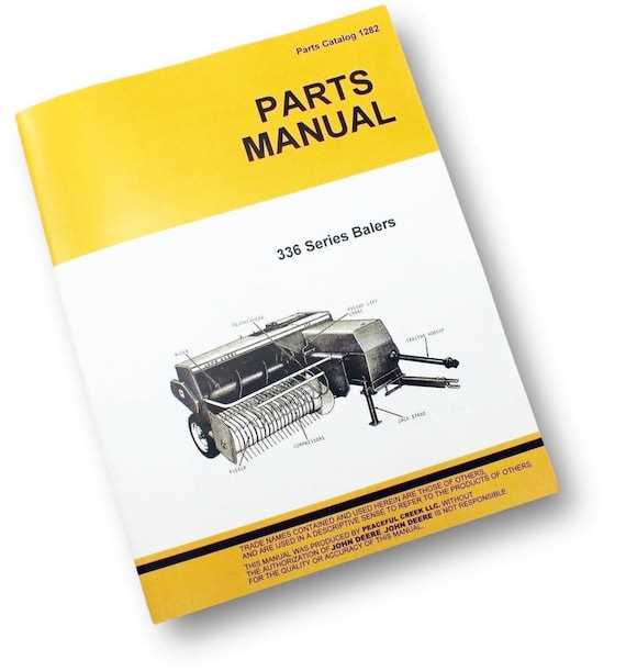 john deere 346 baler parts diagram