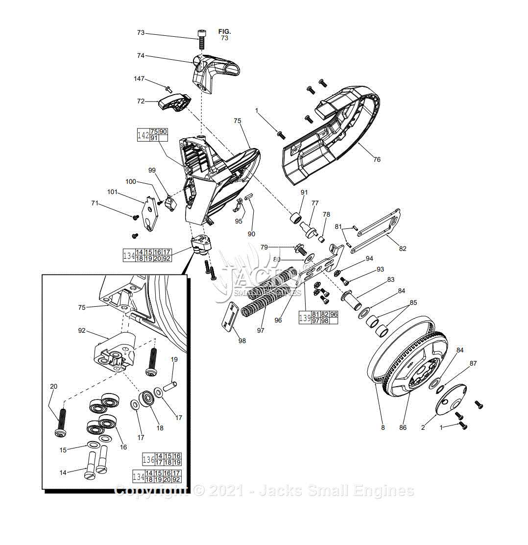 milwaukee band saw 6232 20 parts diagram