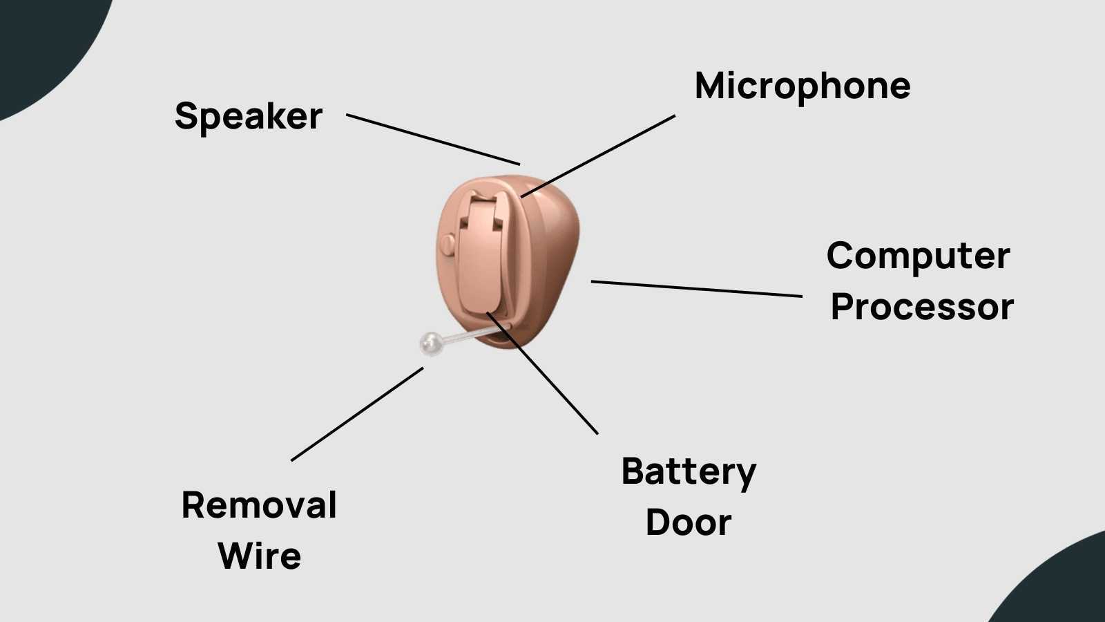 widex hearing aid parts diagram