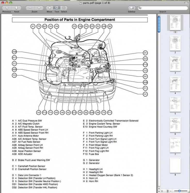 body part toyota tacoma parts diagram