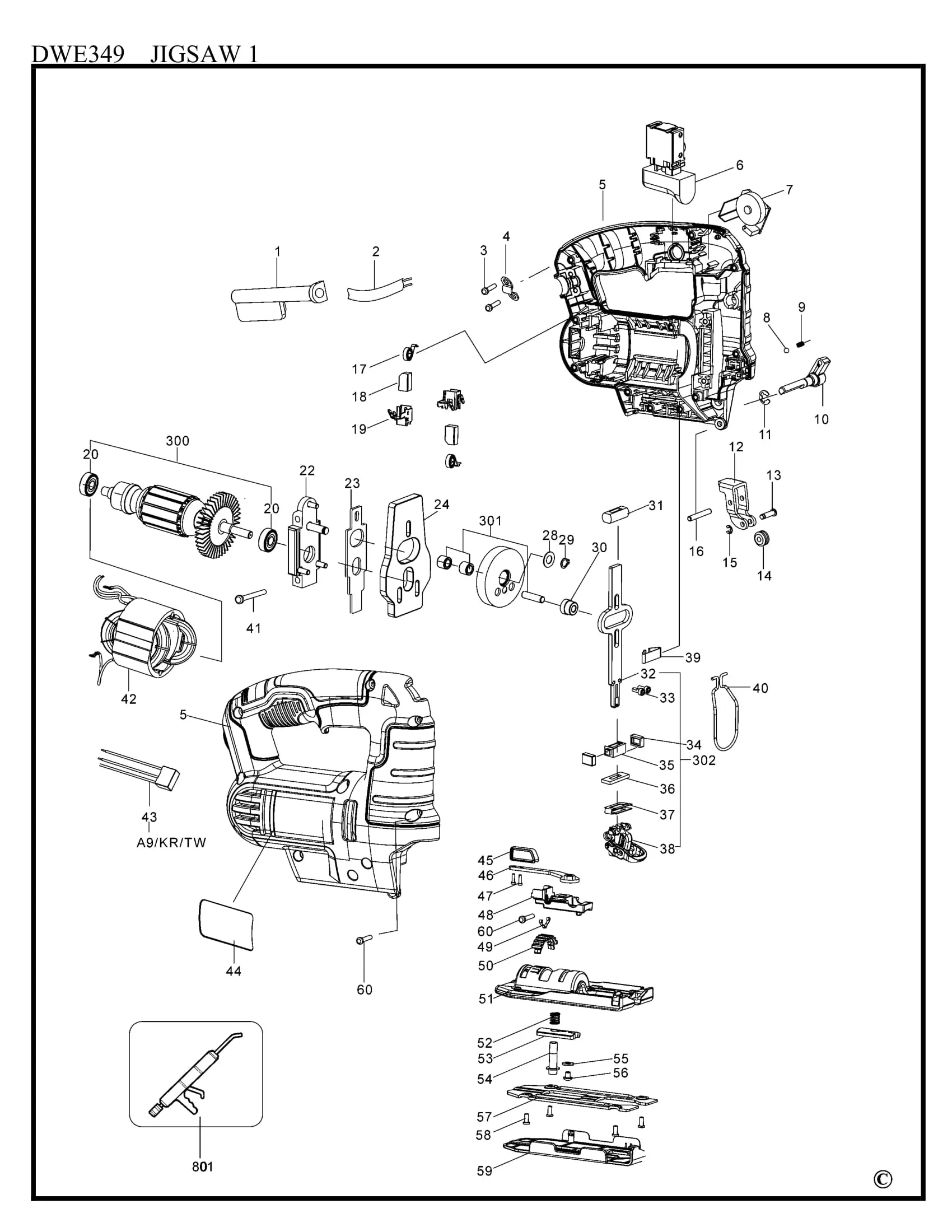 jigsaw parts diagram