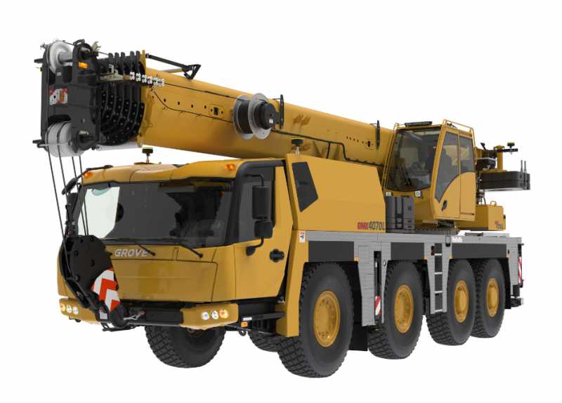 diagram mobile crane parts name