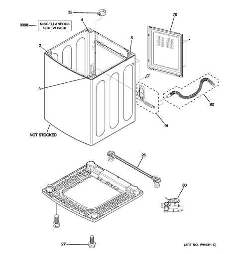 top loading whirlpool washer parts diagram