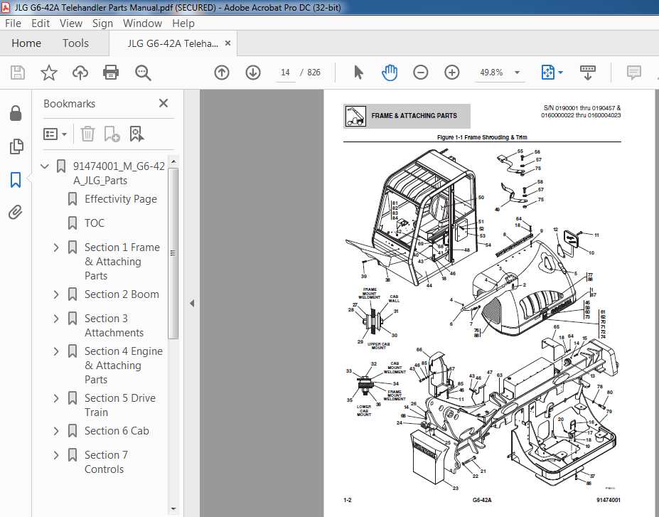 jlg parts diagram