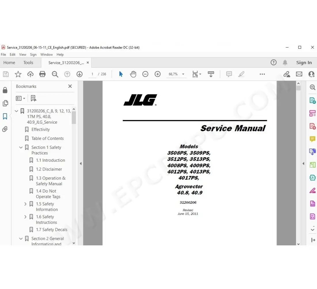 jlg scissor lift parts diagram