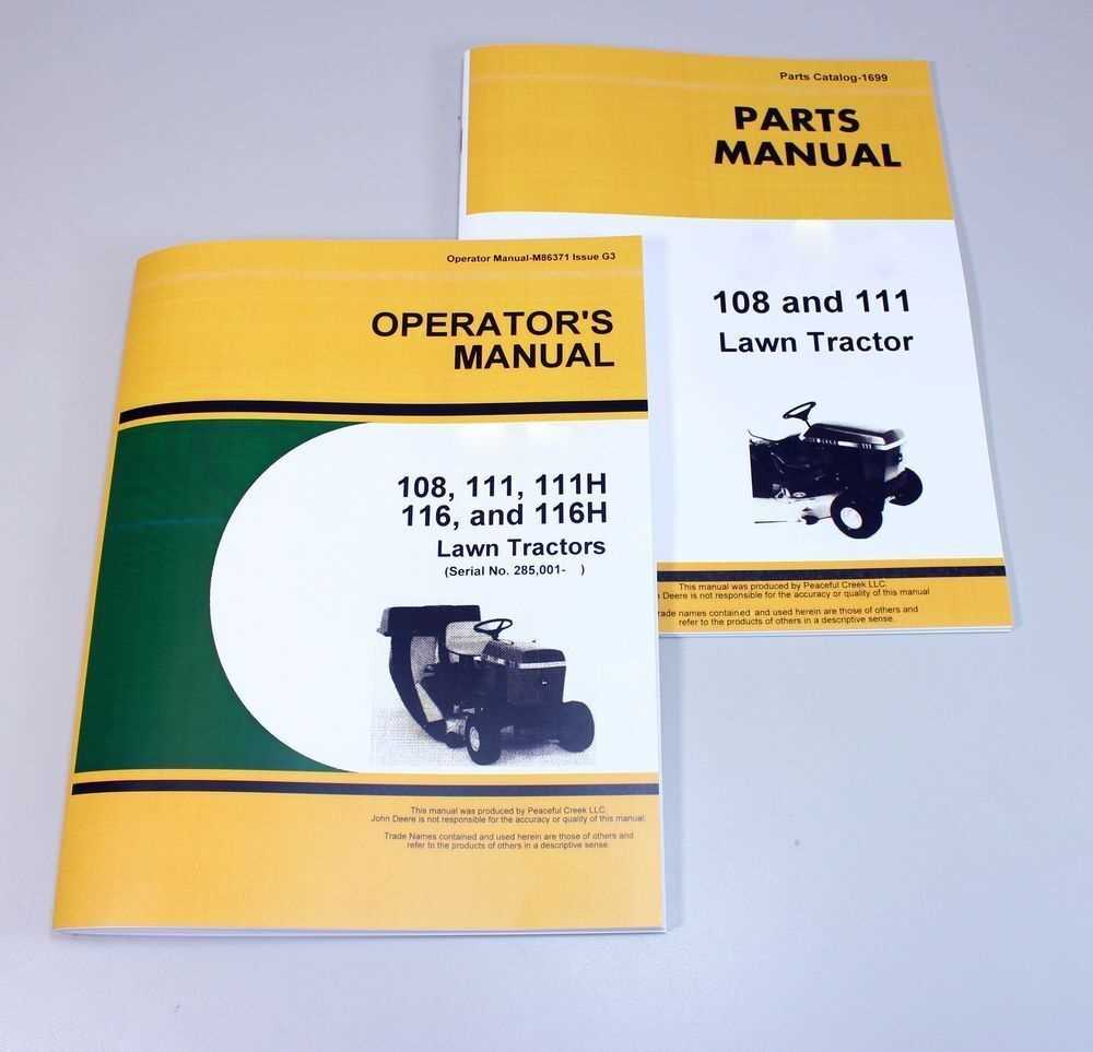 john deere 111h parts diagram