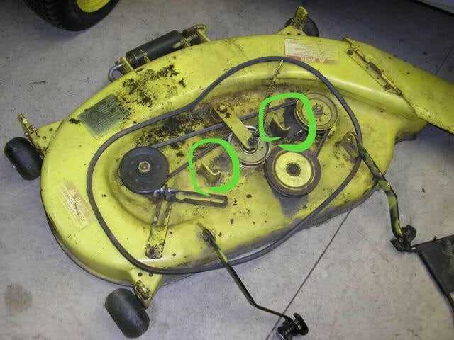 john deere 160 mower deck parts diagram