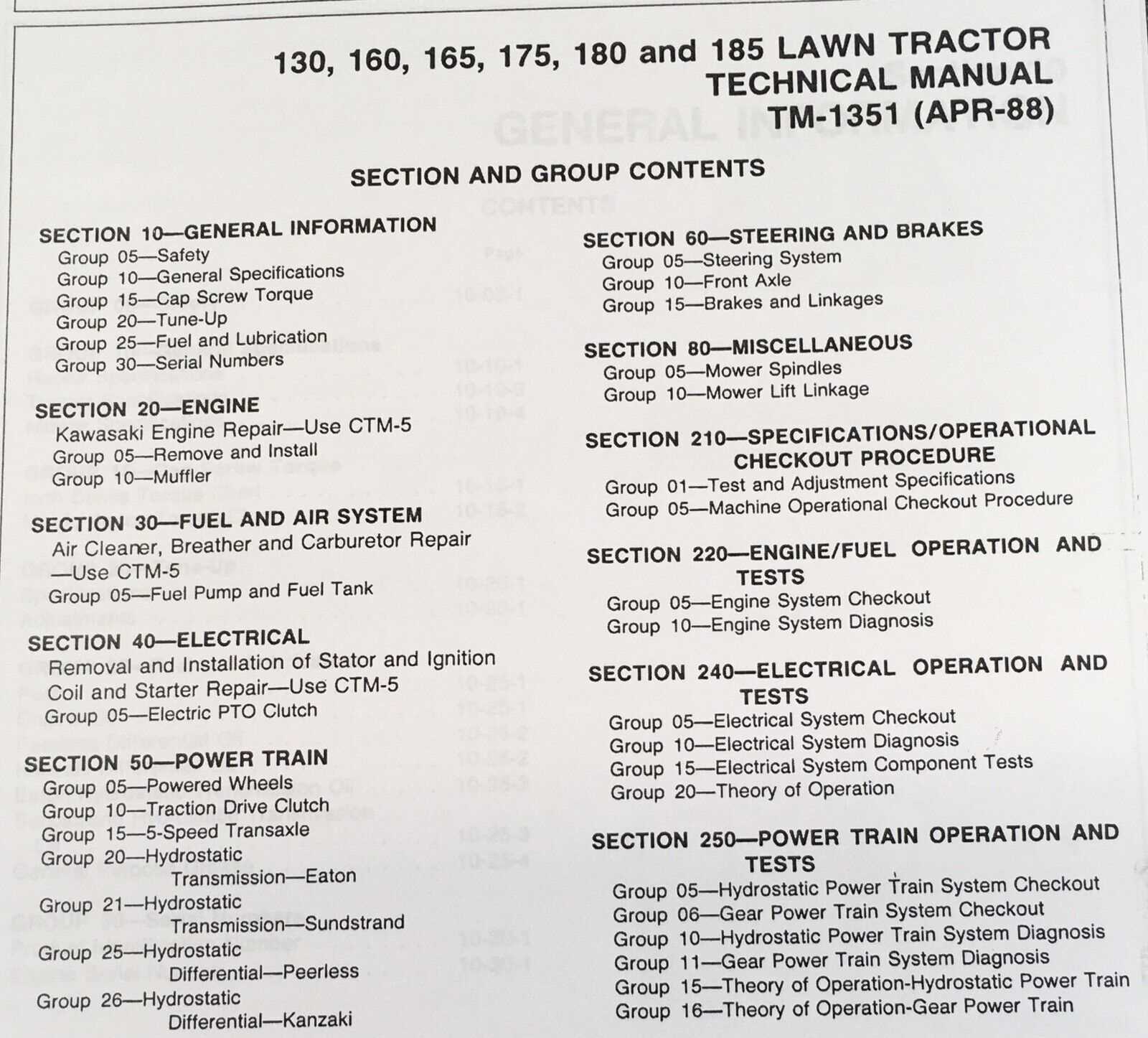 john deere 165 parts diagram