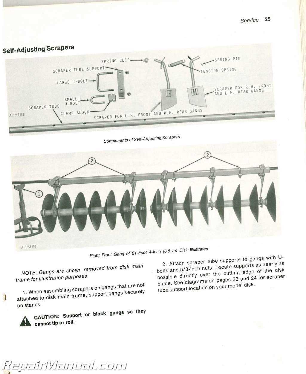 john deere 220 disc parts diagram