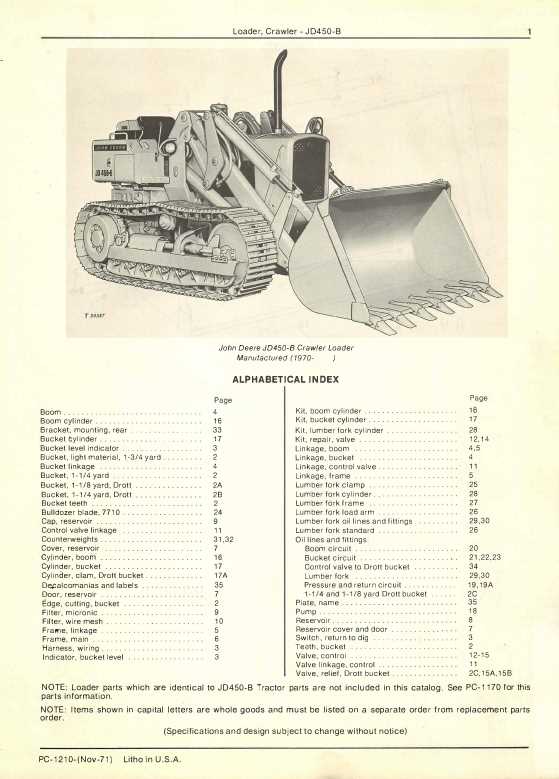 john deere 300 loader parts diagram