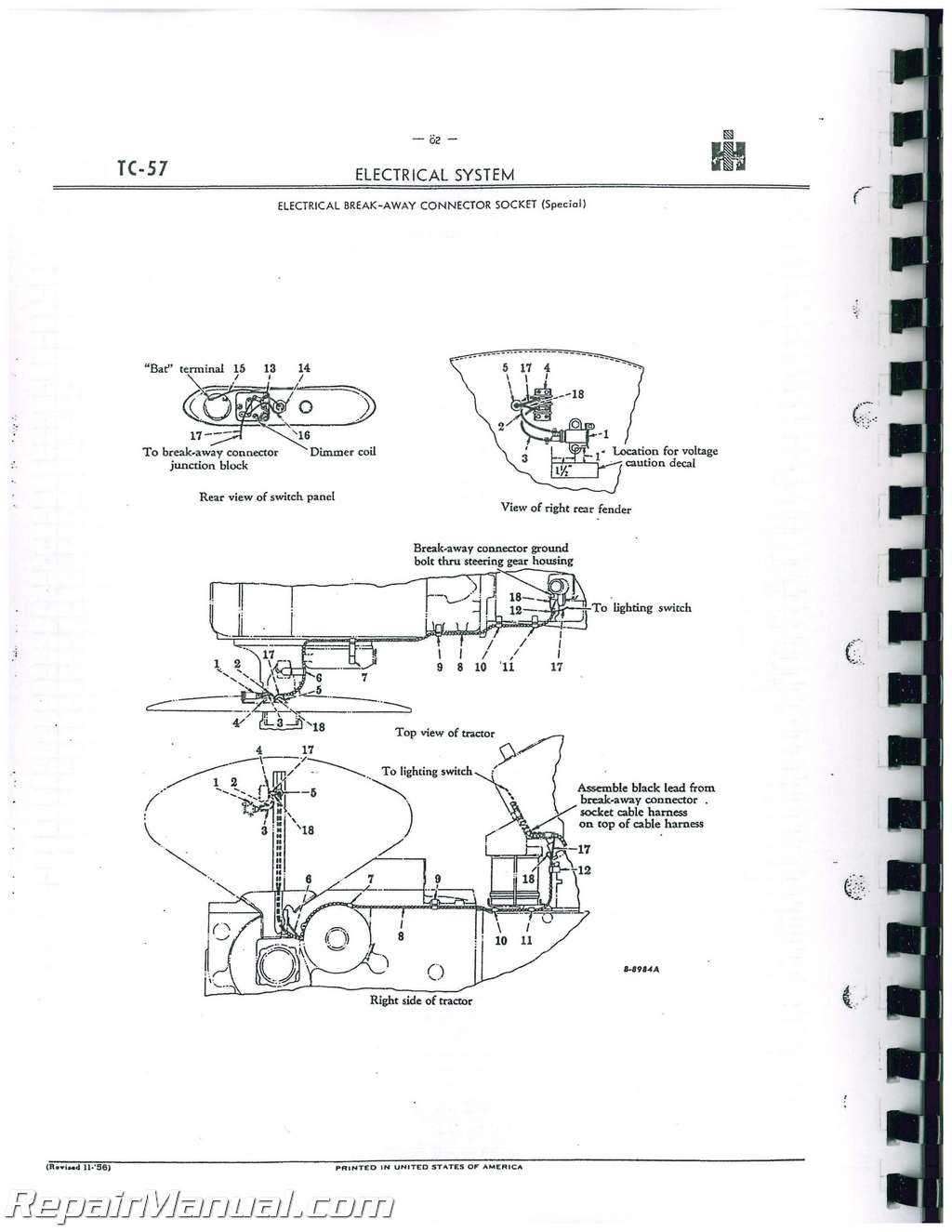 john deere 300 loader parts diagram