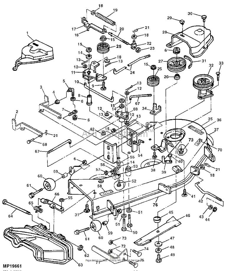 john deere 345 parts diagram