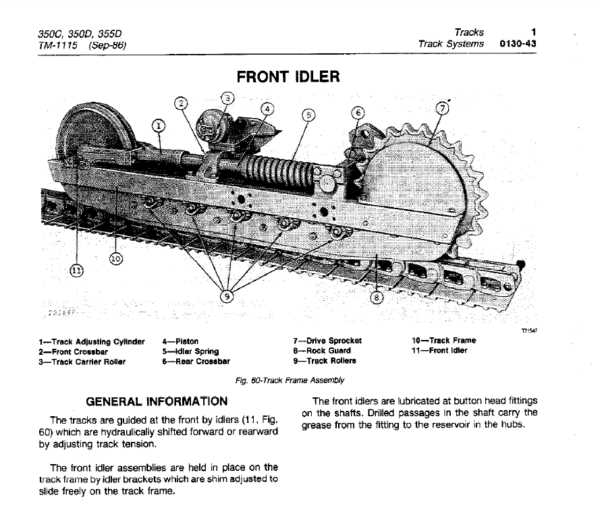 john deere 350 dozer parts diagram