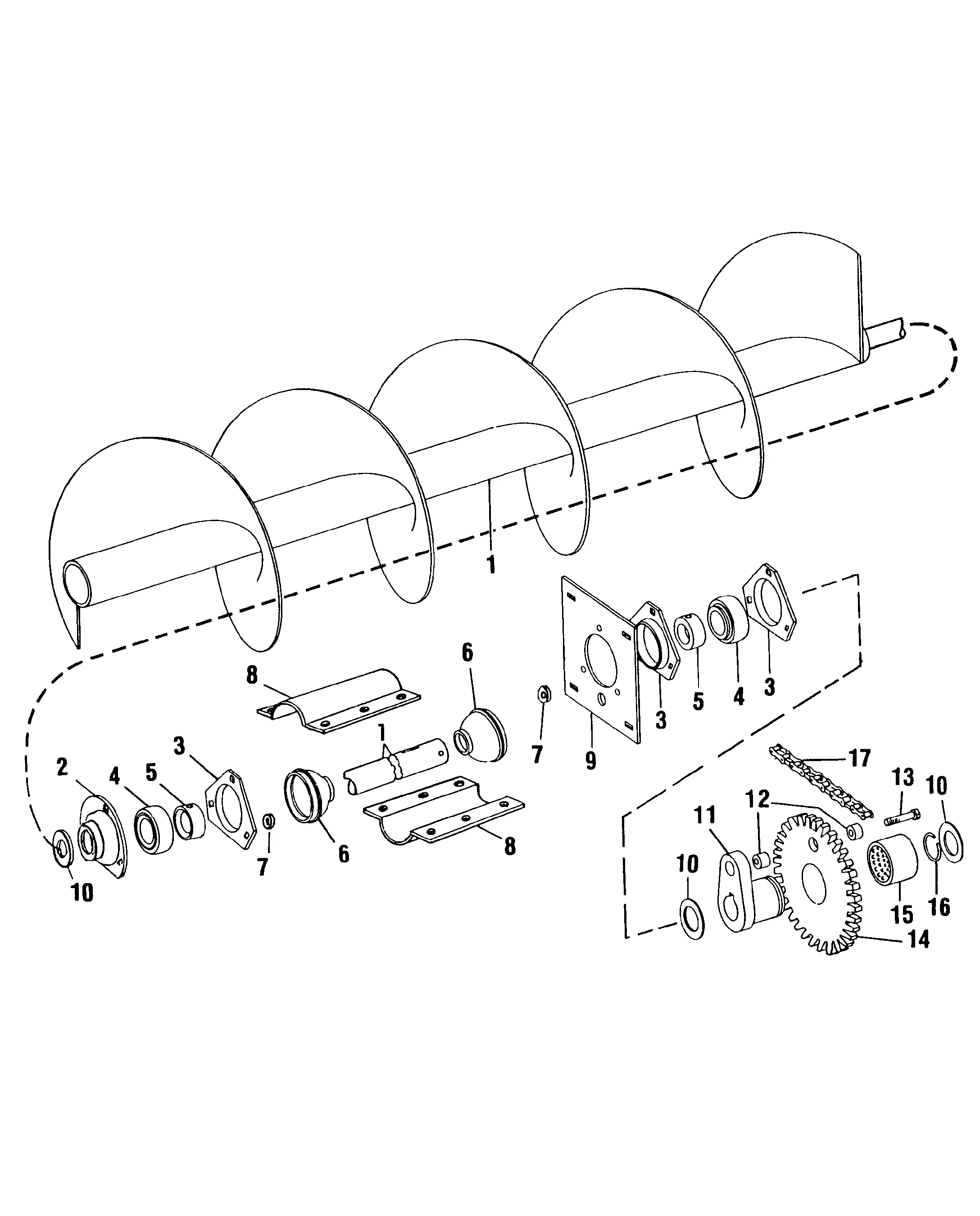 john deere 38 snowblower parts diagram