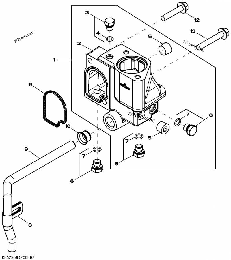 john deere 544b parts diagram