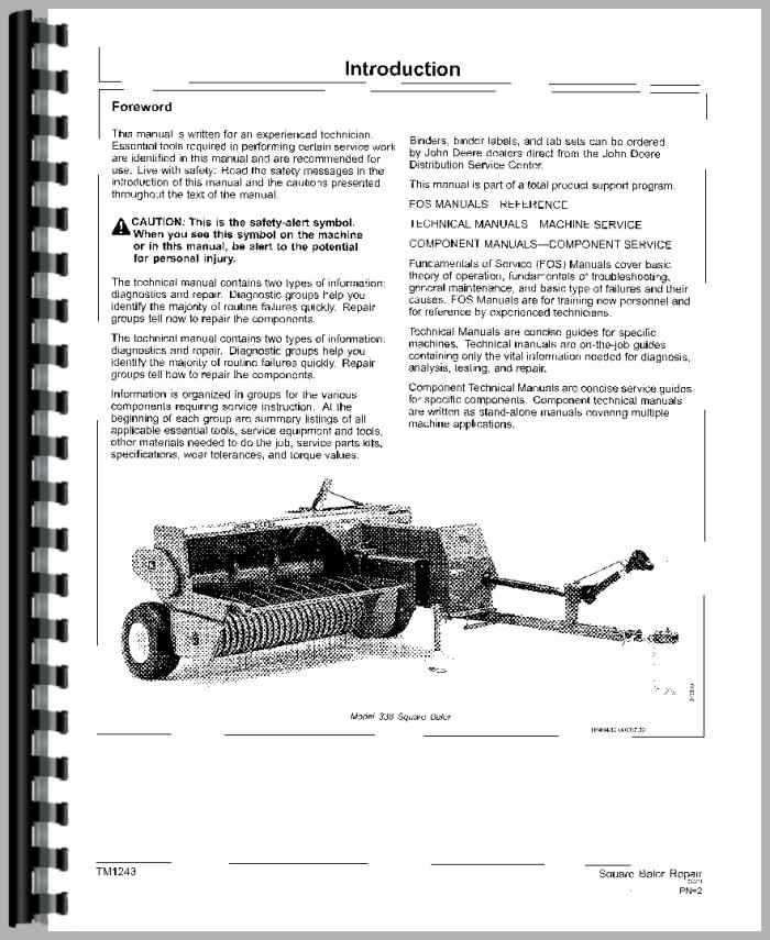 john deere baler parts diagram