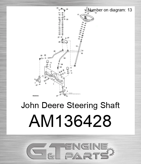 john deere d130 steering parts diagram