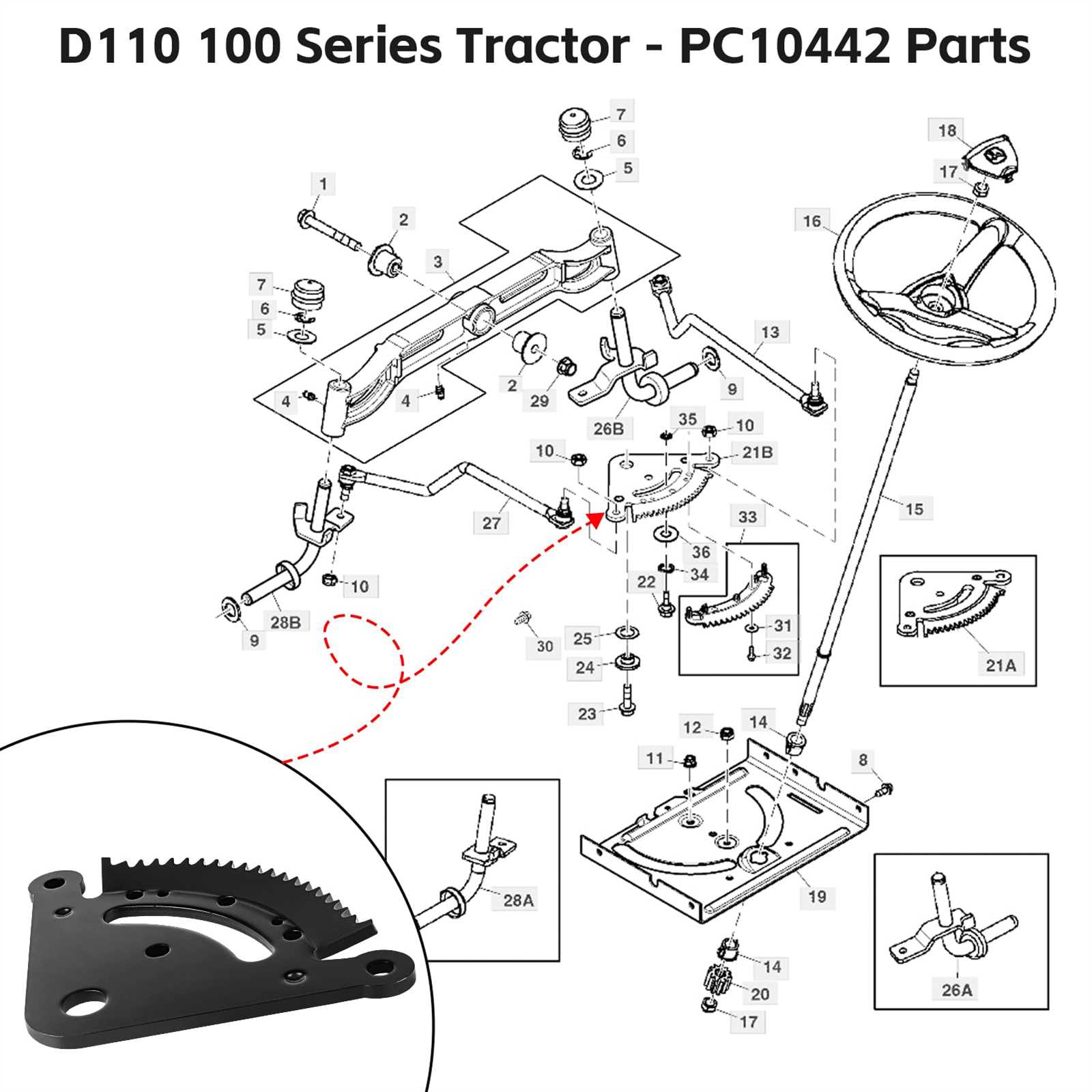 john deere e100 parts diagram