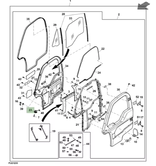 john deere gator ts 4x2 parts diagram