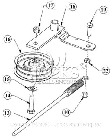 john deere l111 mower deck parts diagram