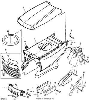 john deere lt180 deck parts diagram