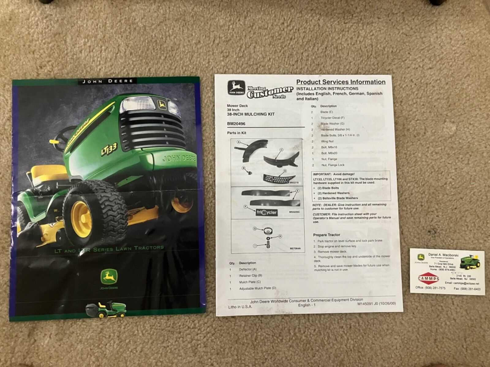 john deere ltr166 parts diagram