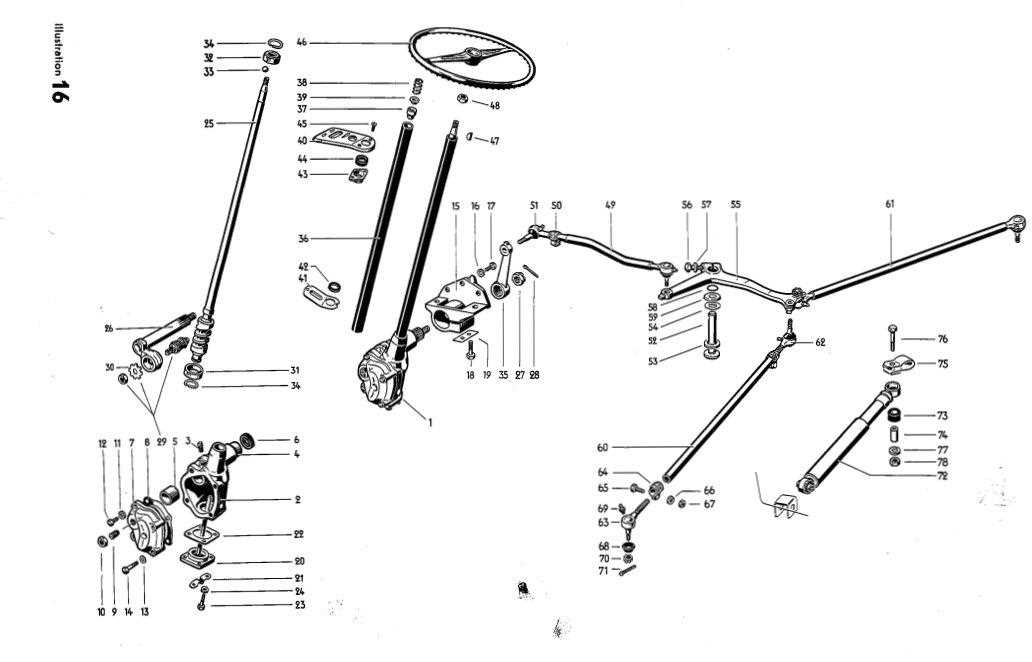 john deere lx277 steering parts diagram