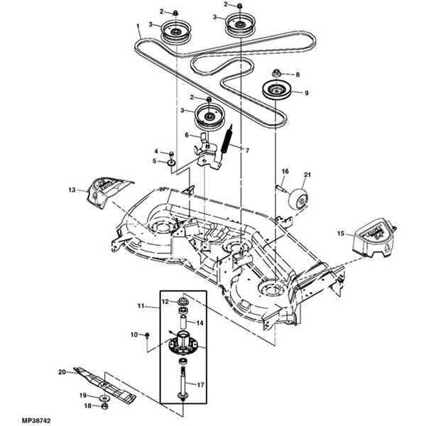 john deere riding mower parts diagram