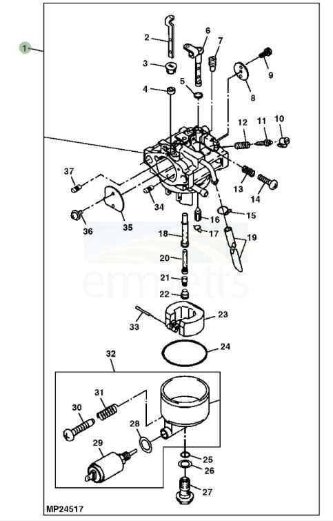 john deere z355e parts diagram