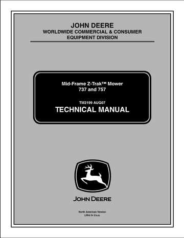 john deere ztrak 757 parts diagram