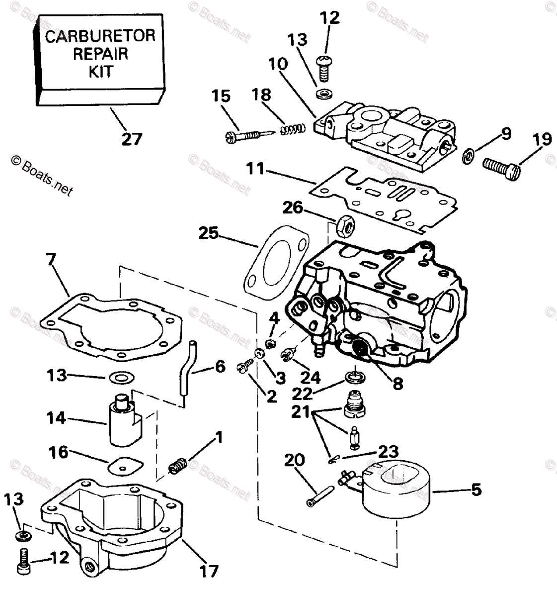 johnson outboard parts diagram