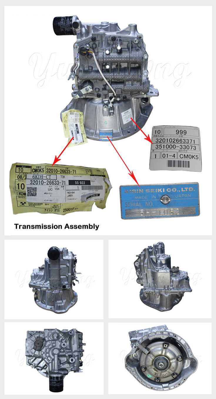 transmission toyota forklift parts diagram