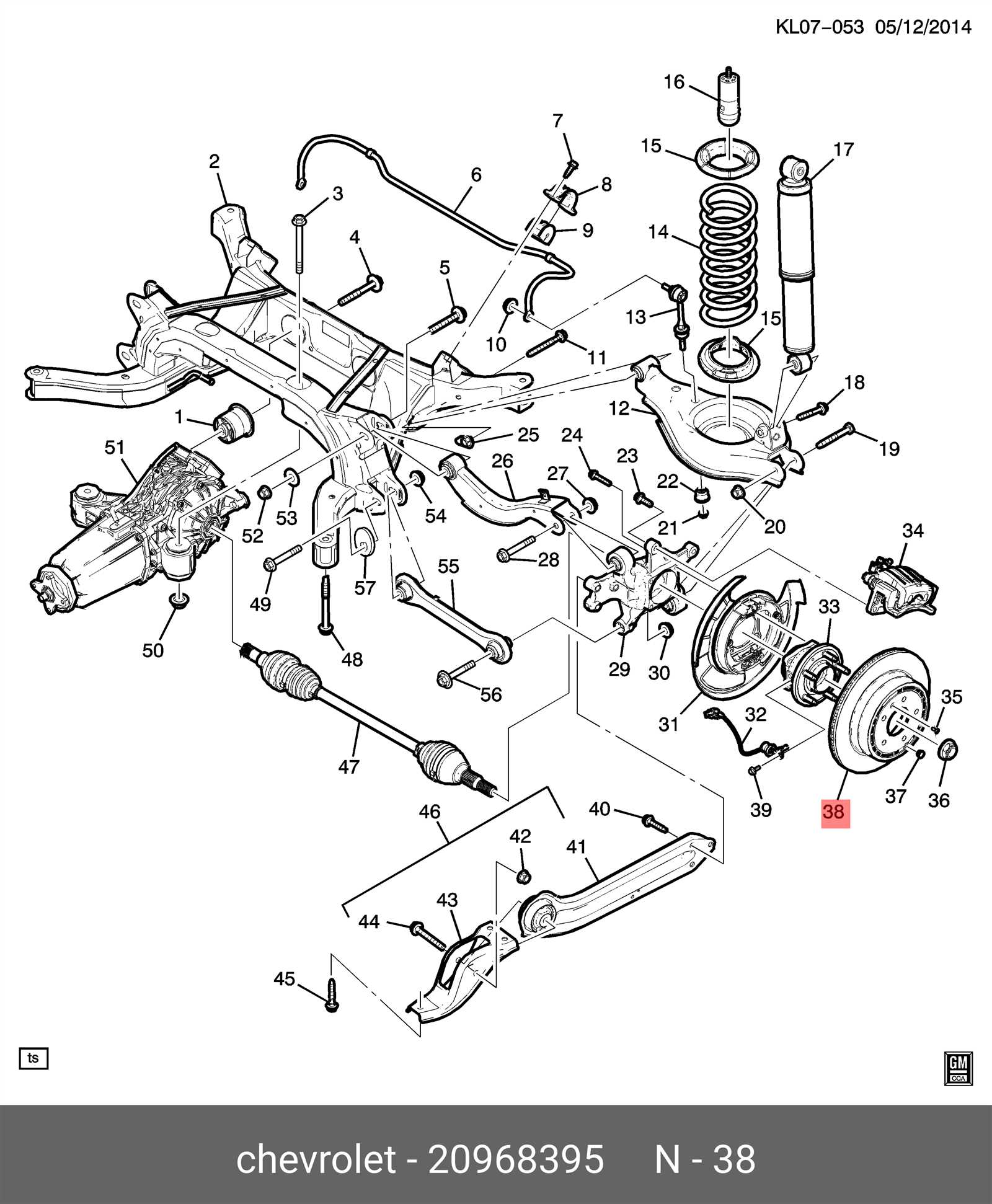 2008 chevy colorado parts diagram