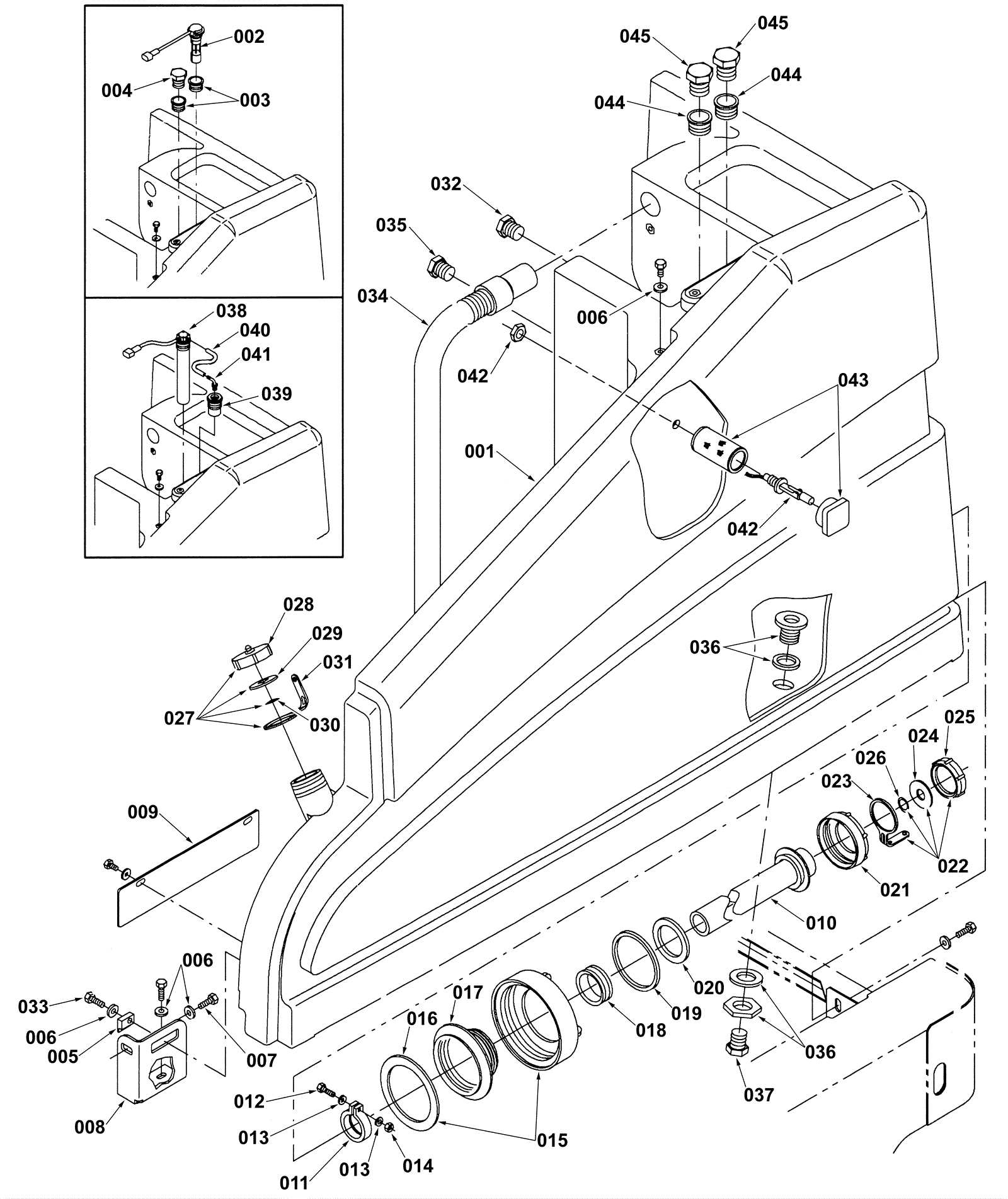 ditch witch 1330 parts diagram