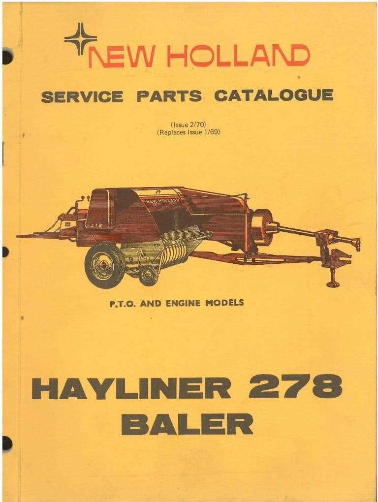 new holland baler parts diagram