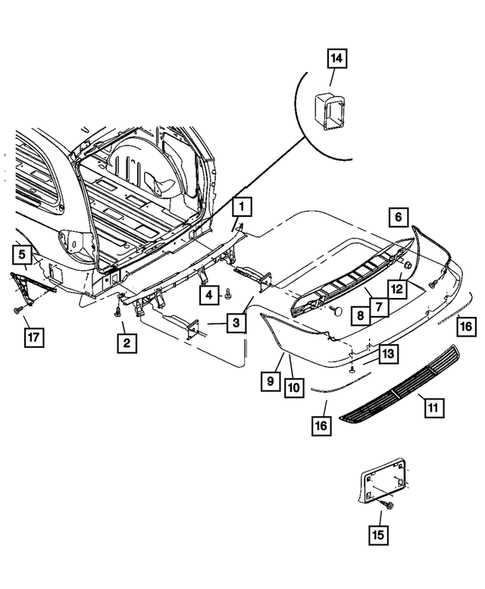 chrysler town and country parts diagram