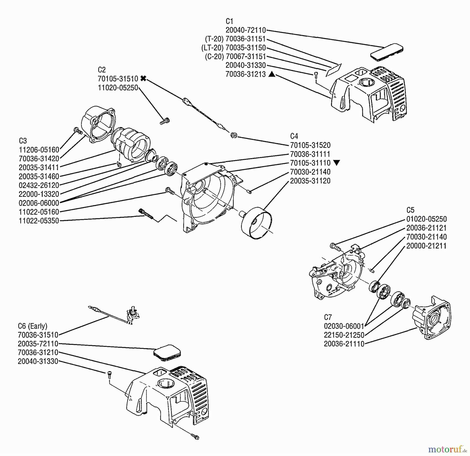 shindaiwa trimmer parts diagram