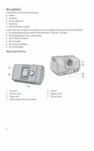 resmed airsense 10 parts diagram