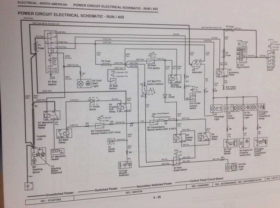 john deere 4400 tractor parts diagram