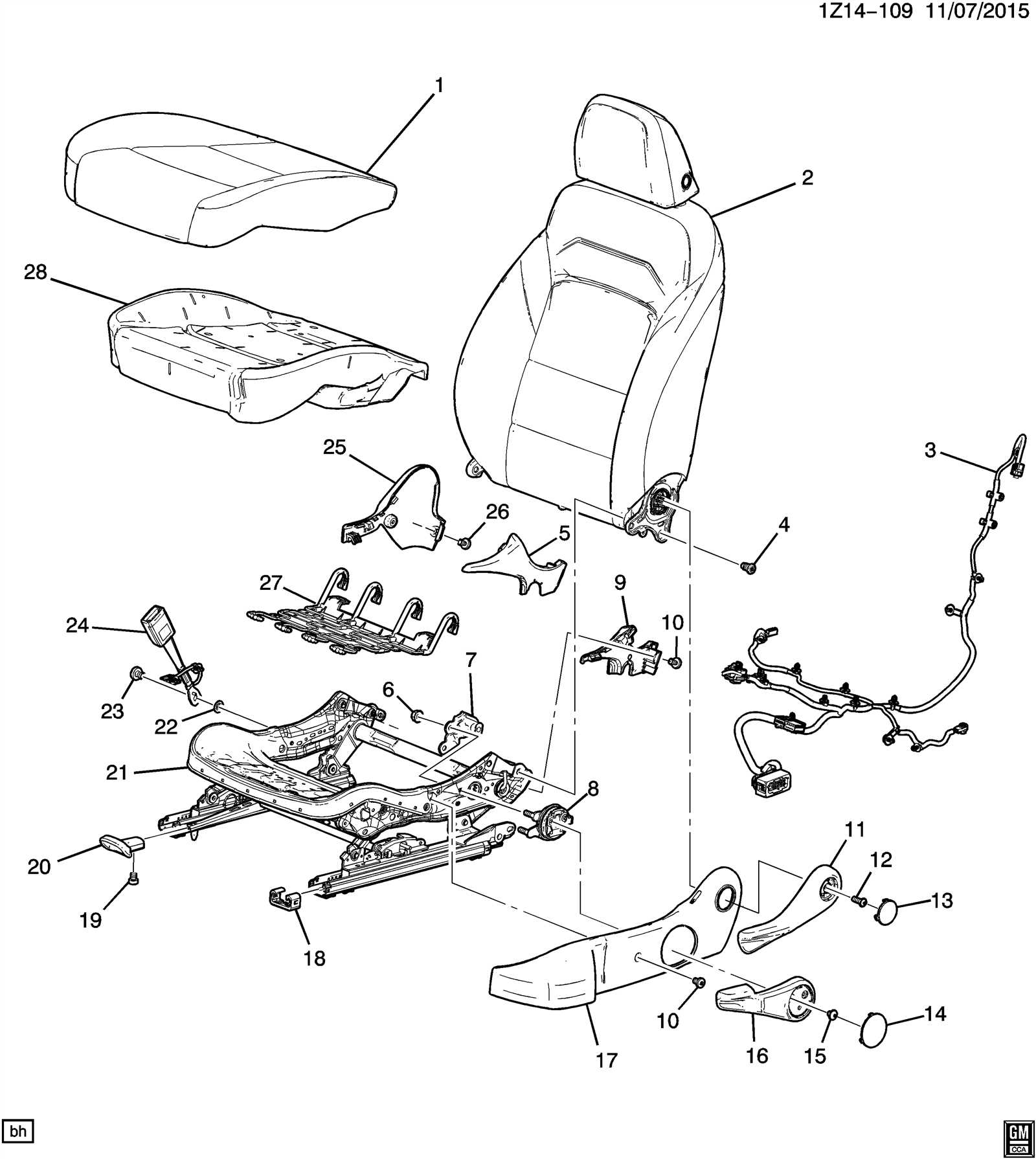 2015 chevy malibu parts diagram