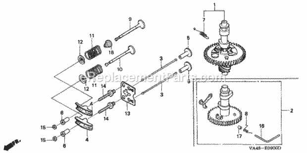 honda push mower parts diagram