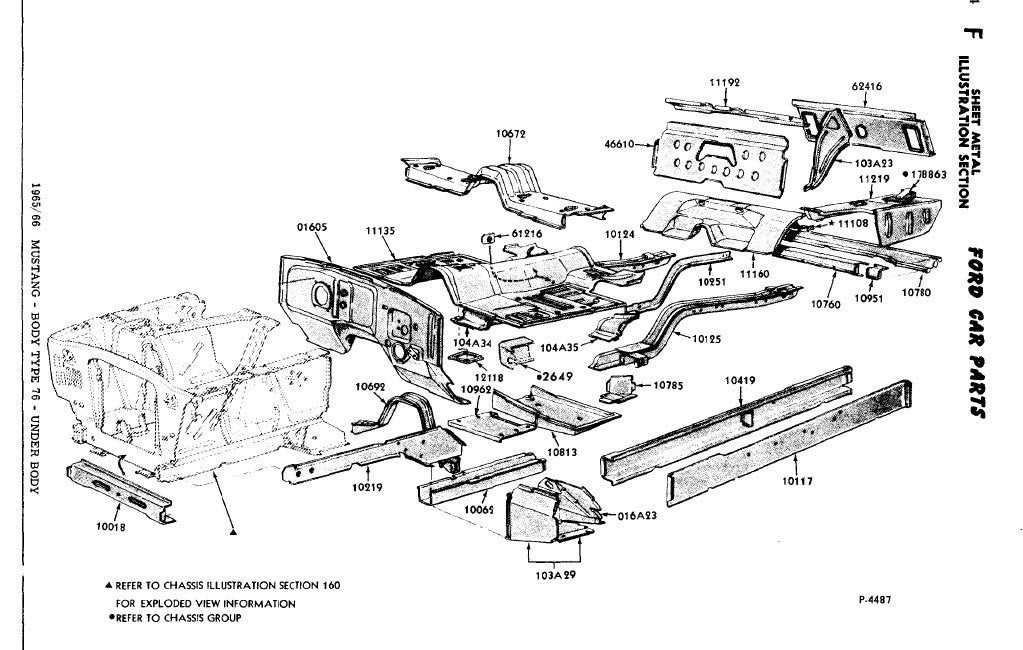 1966 mustang parts diagram