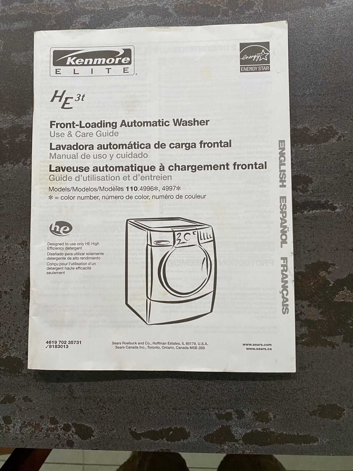 kenmore he3 washer parts diagram