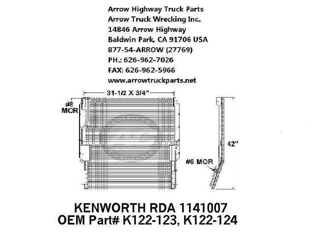 kenworth door parts diagram