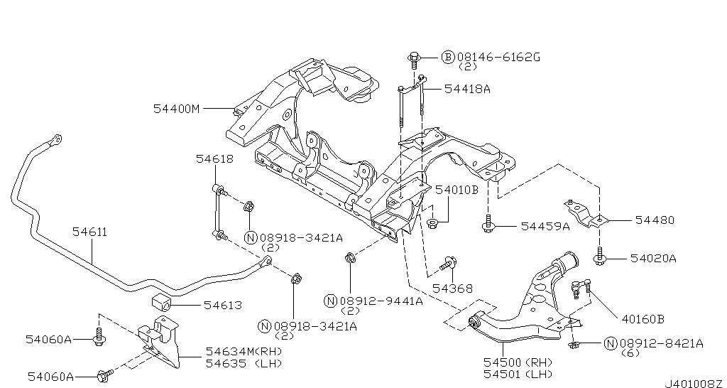 2002 nissan pathfinder parts diagram