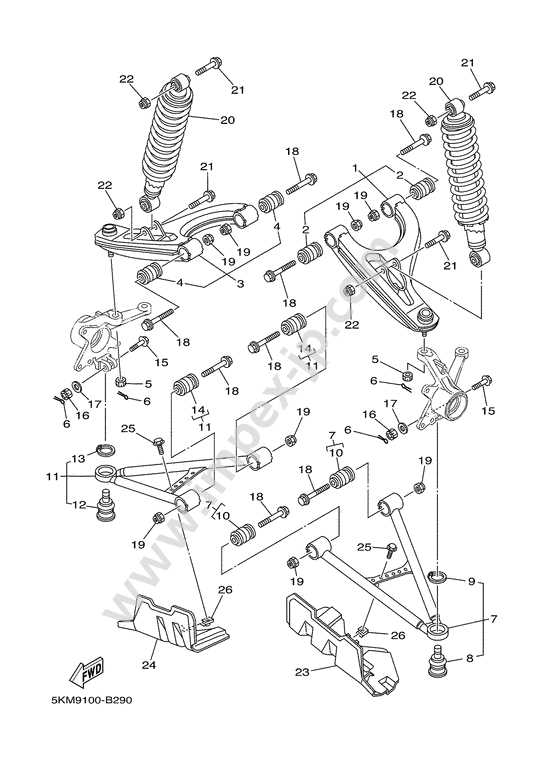 yamaha kodiak parts diagram