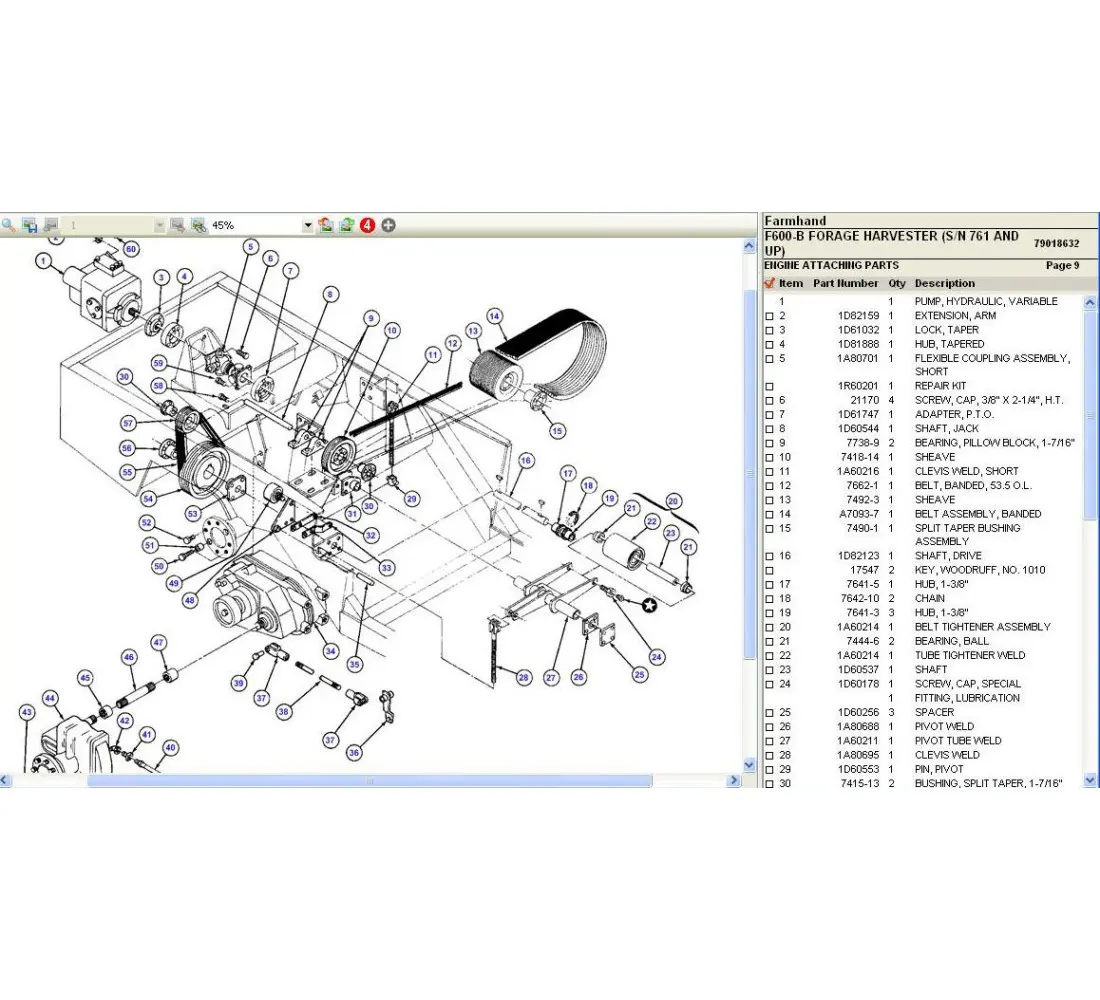 gehl 100 grinder mixer parts diagram