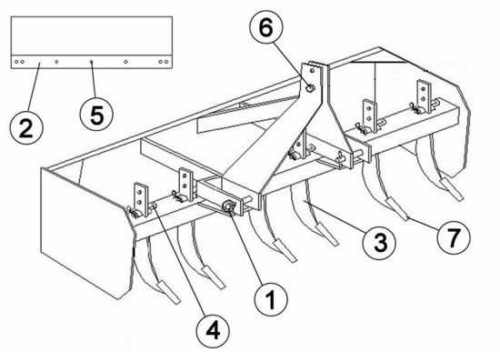 king kutter tiller parts diagram