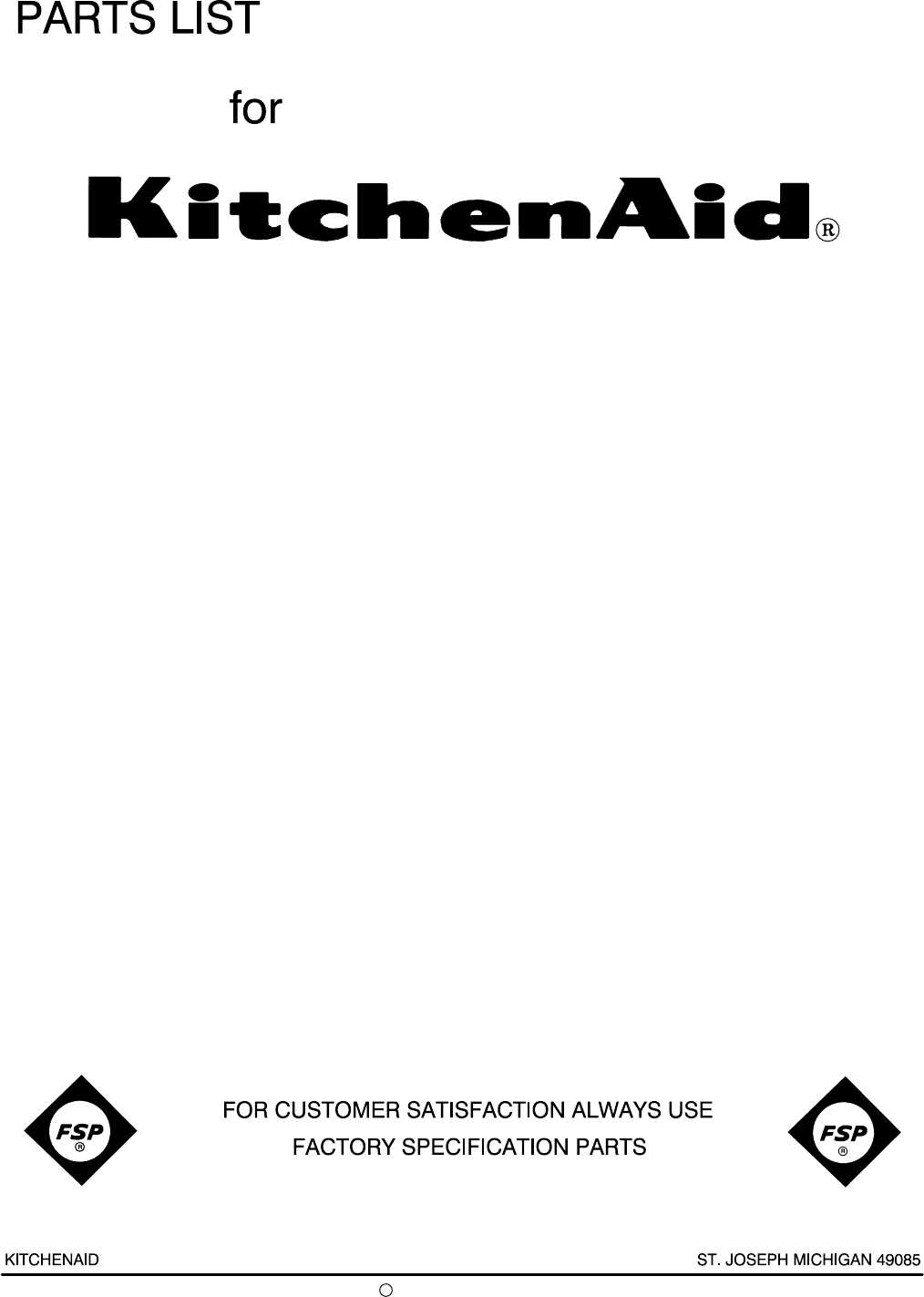 kitchen aid parts diagram
